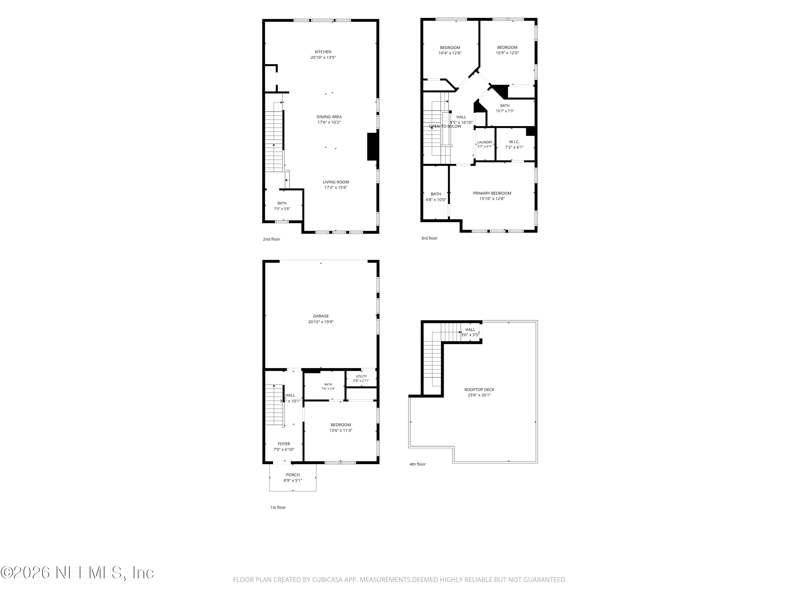 4 bedroom Townhouse at 1611 Piazza Place, Terraces At San Marco, Jacksonville — photo 2