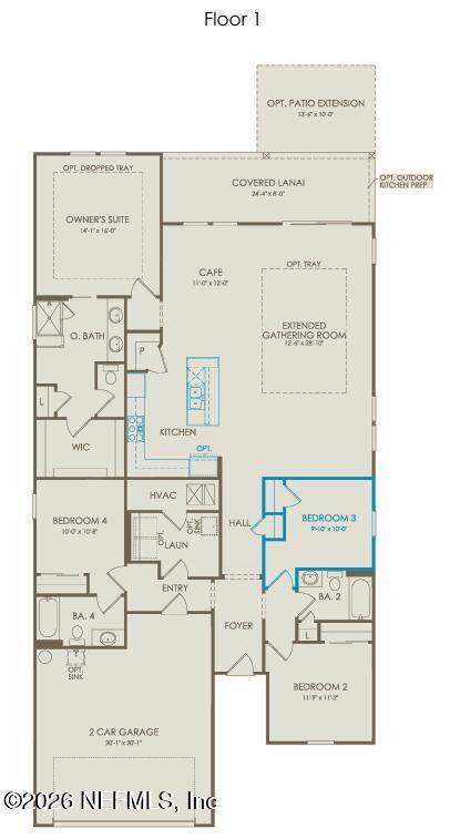 4 bedroom Single Family Residence at 16479 McNair Branch Circle, Joseph Oaks, Jacksonville — photo 4