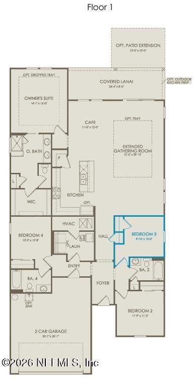 4 bedroom Single Family Residence at 16425 McNair Branch Circle, Joseph Oaks, Jacksonville — photo 4