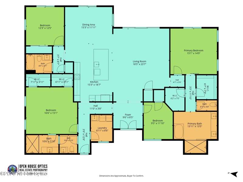 4 bedroom Single Family Residence at 9117 Woodsman Cove Lane, Ft George Estates, Jacksonville — photo 2