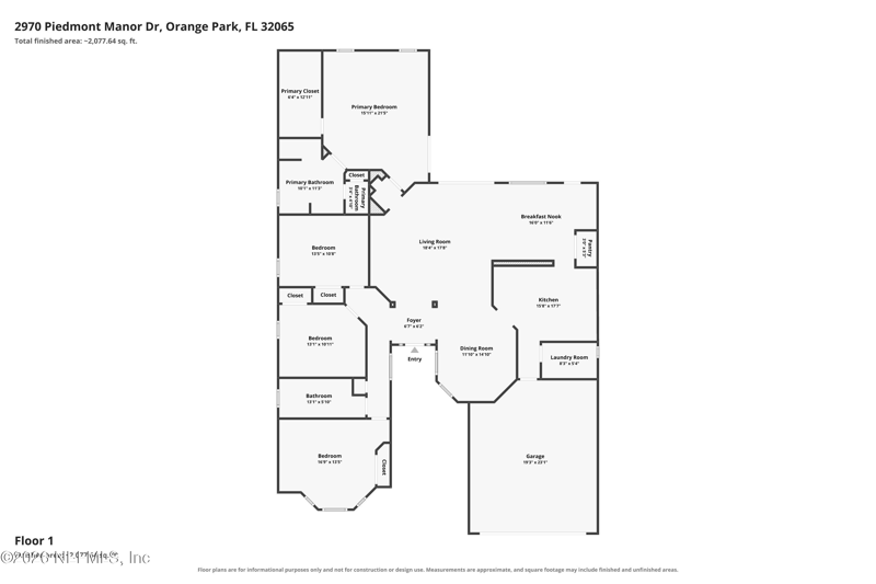 4 bedroom Single Family Residence at 2970 Piedmont Manor Drive, Oakleaf Plantation, Orange Park — photo 2