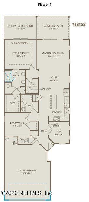 2 bedroom Single Family Residence at 685 Continuum Loop, Del Webb Wildlight, Yulee — photo 3