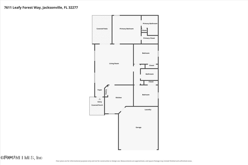 3 bedroom Single Family Residence at 7611 Leafy Forest Way, Caroline Forest, Jacksonville — photo 2