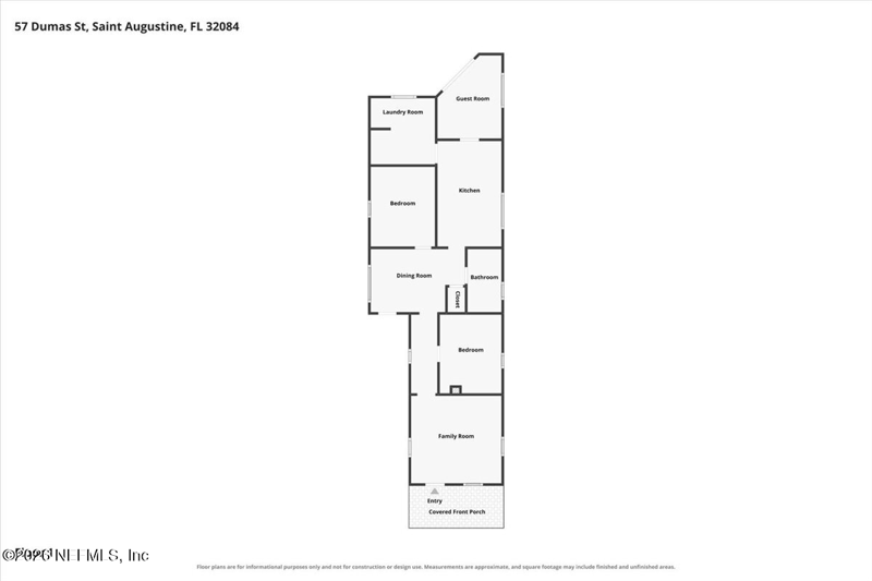3 bedroom Single Family Residence at 57 Dumas Street, Dumas Tract, St. Augustine — photo 2