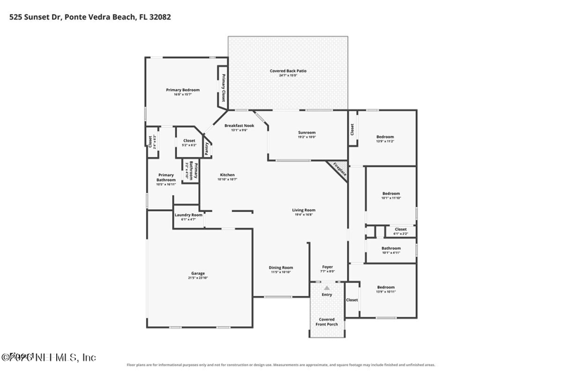 4 bedroom Single Family Residence at 525 Sunset Drive, Seaview Park, Ponte Vedra Beach — photo 2