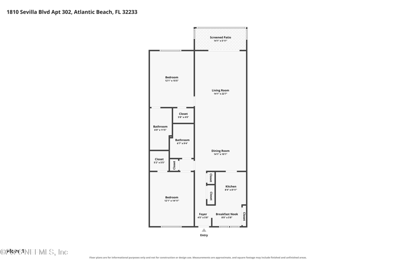 2 bedroom Condominium at 1810 Sevilla Boulevard #302, Sevilla, Atlantic Beach — photo 2
