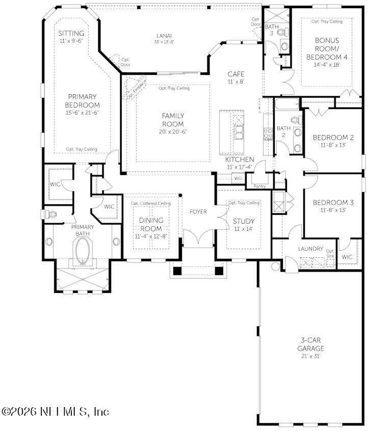 4 bedroom Single Family Residence at 121 Piedmontese Way, Creekside Estates, St. Johns — photo 2