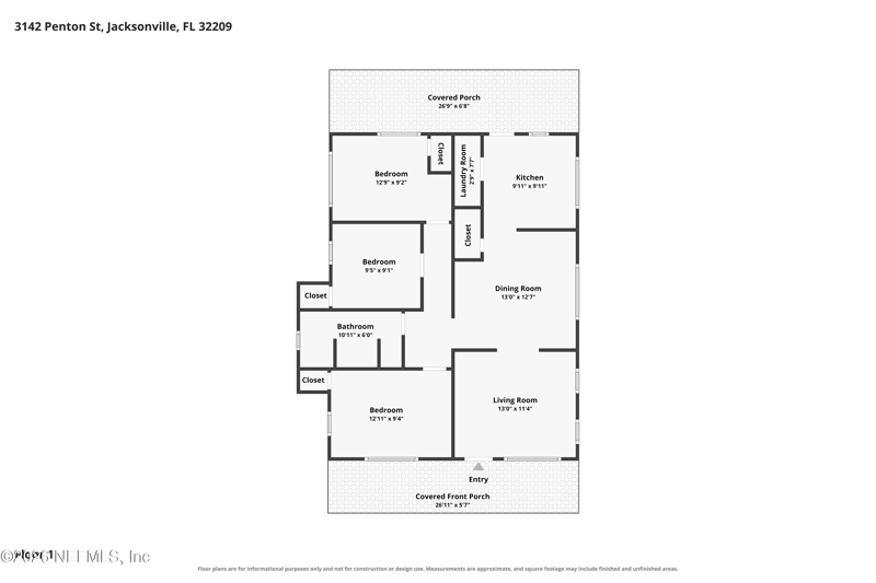 3 bedroom Single Family Residence at 3142 Penton Street, Grand Park, Jacksonville — photo 2