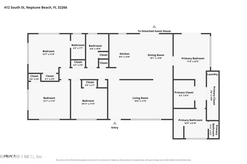 4 bedroom Single Family Residence at 412 South Street, Merimar By The Sea, Neptune Beach — photo 4