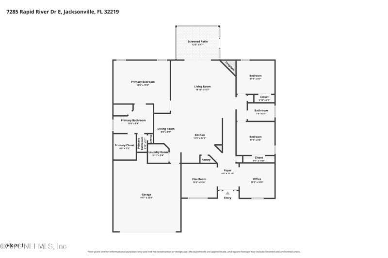 3 bedroom Single Family Residence at 7285 Rapid River Drive, Rolling River Estates, Jacksonville — photo 4