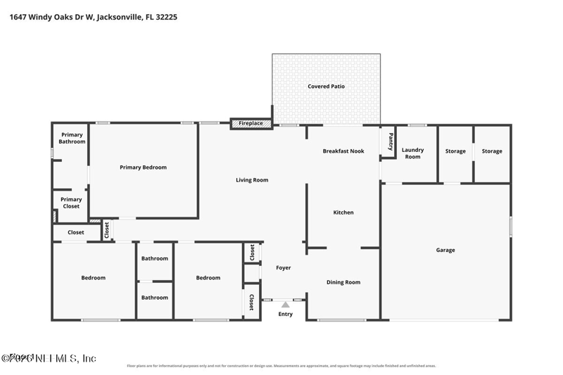 3 bedroom Single Family Residence at 1647 Windy Oaks Drive, Monument Oaks, Jacksonville — photo 3