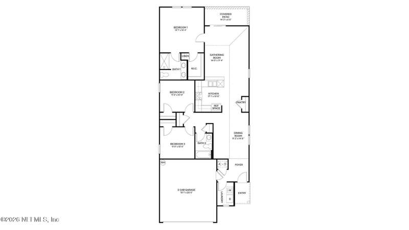 3 bedroom Single Family Residence at 5109 Barnhouse Circle, Bridle Creek, Jacksonville — photo 2