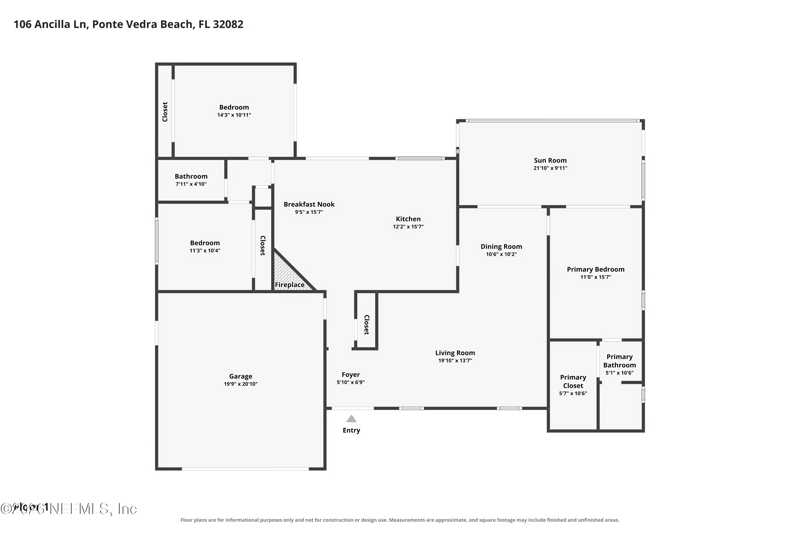 3 bedroom Single Family Residence at 106 Ancilla Lane, Oakbridge, Ponte Vedra Beach — photo 2
