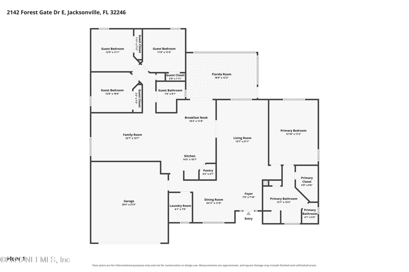 4 bedroom Single Family Residence at 2142 Forest Gate Drive, Somerset At Kensingt, Jacksonville — photo 2