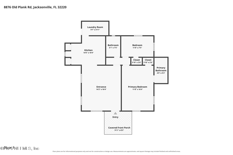2 bedroom Single Family Residence at 8876 Old Plank Road, Section Land, Jacksonville — photo 2