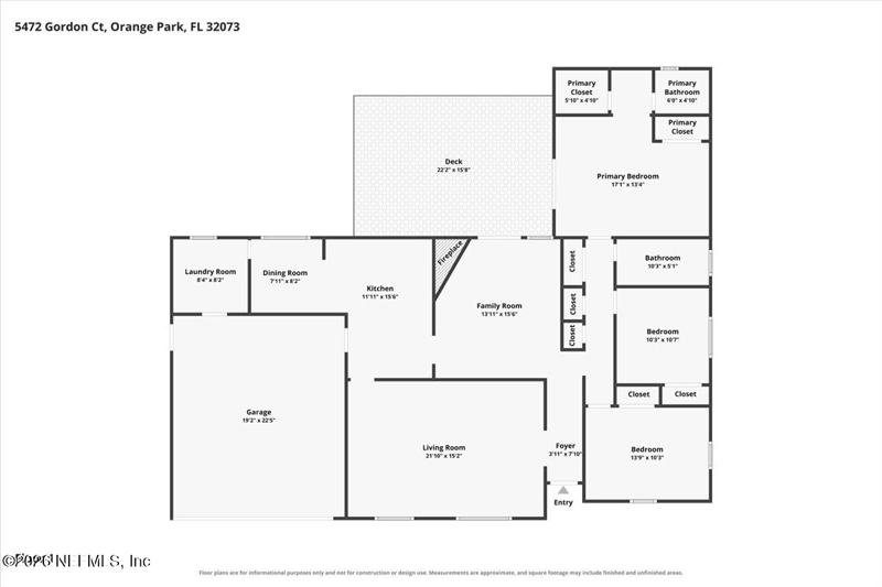 3 bedroom Single Family Residence at 5472 Gordon Court, Lakeside Estates, Orange Park — photo 3
