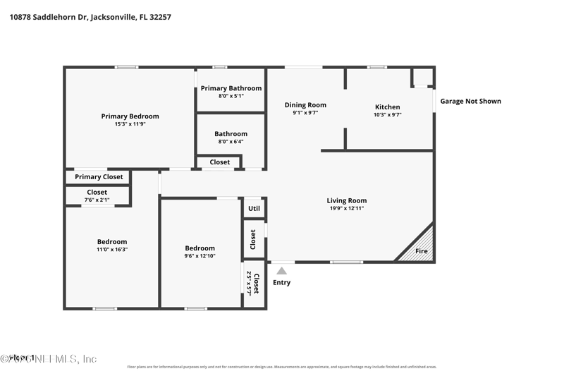 3 bedroom Single Family Residence at 10878 Saddle Horn Drive, Hunters Point, Jacksonville — photo 2