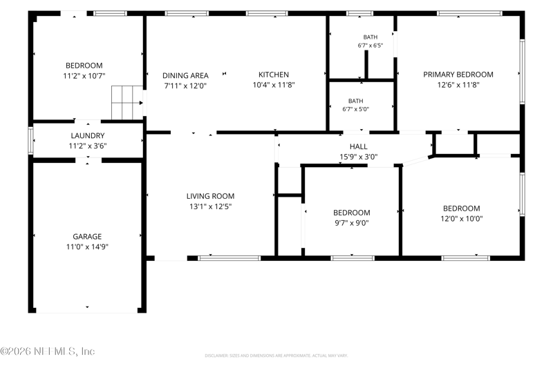 3 bedroom Single Family Residence at 2704 Devonwood Road, Arlington Hills, Jacksonville — photo 2
