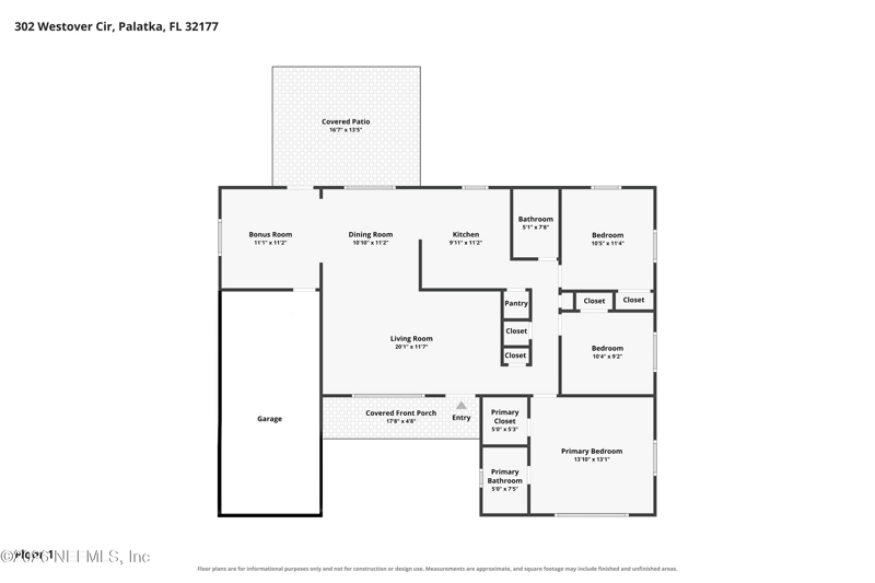 3 bedroom Single Family Residence at 302 Westover Circle, Westover Manor, Palatka — photo 2