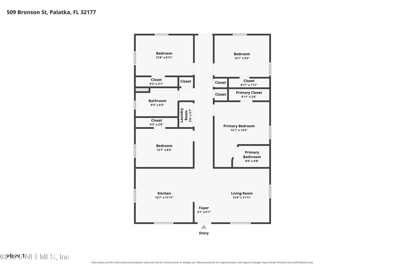 4 bedroom Single Family Residence at 509 Bronson Street, Palatka, Palatka — photo 2
