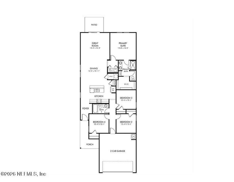 4 bedroom Single Family Residence at 9427 Ella Point Drive, Cypress Meadows, Jacksonville — photo 2