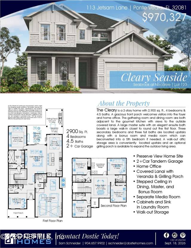 113 JETSAM Lane, home for sale in Ponte Vedra