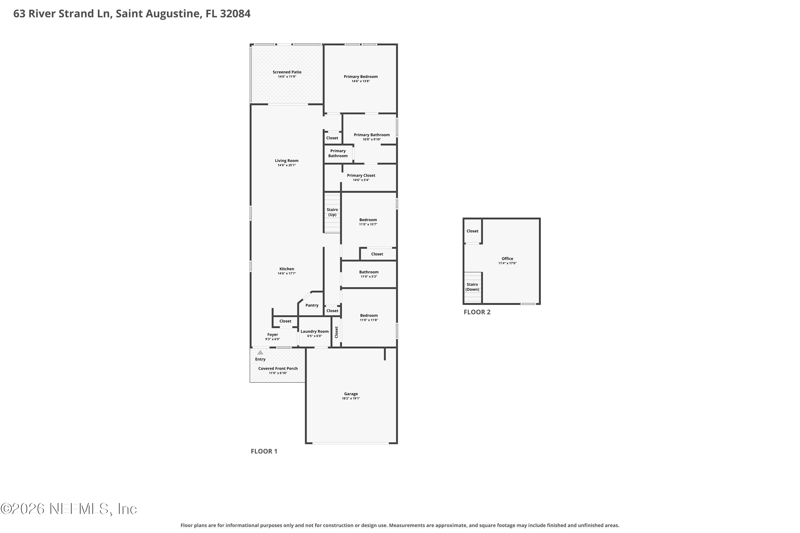 3 bedroom Single Family Residence at 63 River Strand Lane, St Augustine Lakes, St. Augustine — photo 2