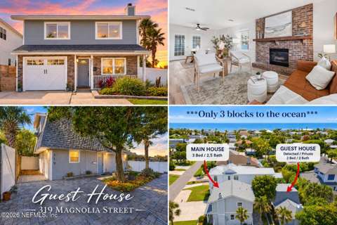 317 Magnolia Street, 4-bedroom for sale in Neptune Beach