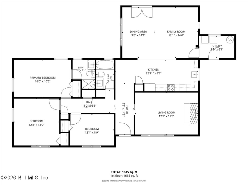 3 bedroom Single Family Residence at 5698 Weber Lane, Santa Monica, Jacksonville — photo 2