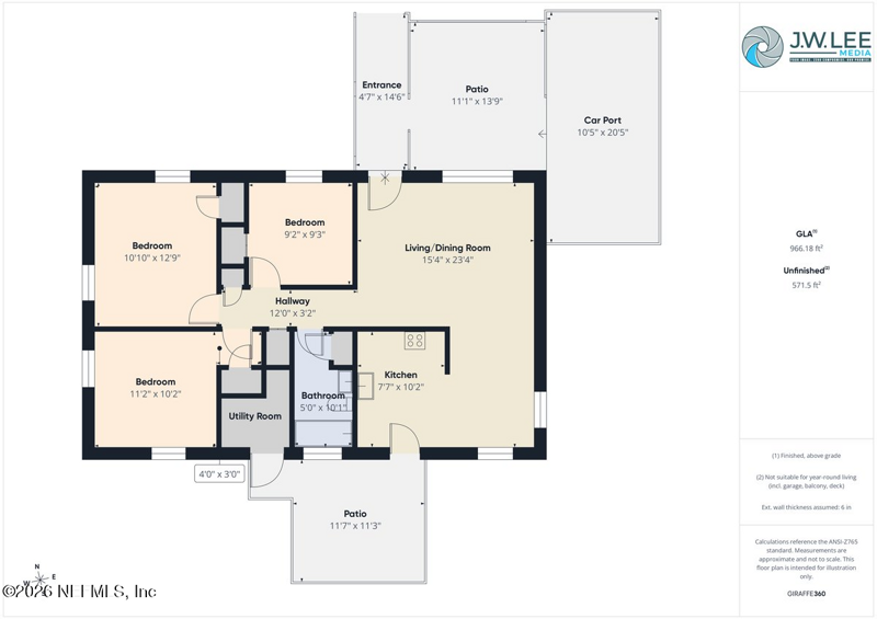 3 bedroom Single Family Residence at 2601 State Street, Oak Terrace, Palatka — photo 3