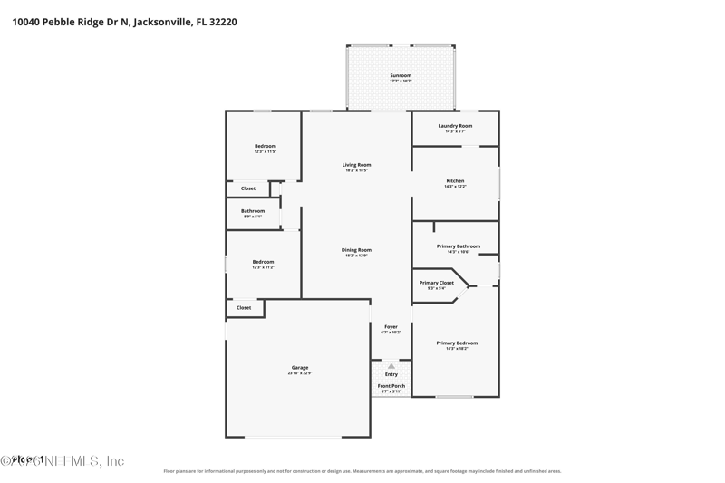 3 bedroom Single Family Residence at 10040 N Pebble Ridge Drive, Pebble Ridge, Jacksonville — photo 2