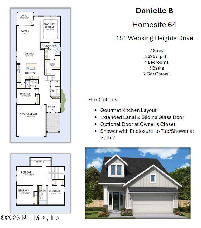 4 bedroom Single Family Residence at 181 Webking Heights Drive, Evergreen Island at Silverleaf, St. Augustine — photo 2