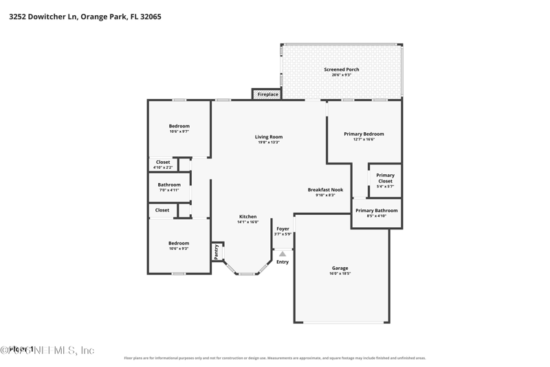 3 bedroom Single Family Residence at 3252 Dowitcher Lane, Waterview Ridge, Orange Park — photo 2