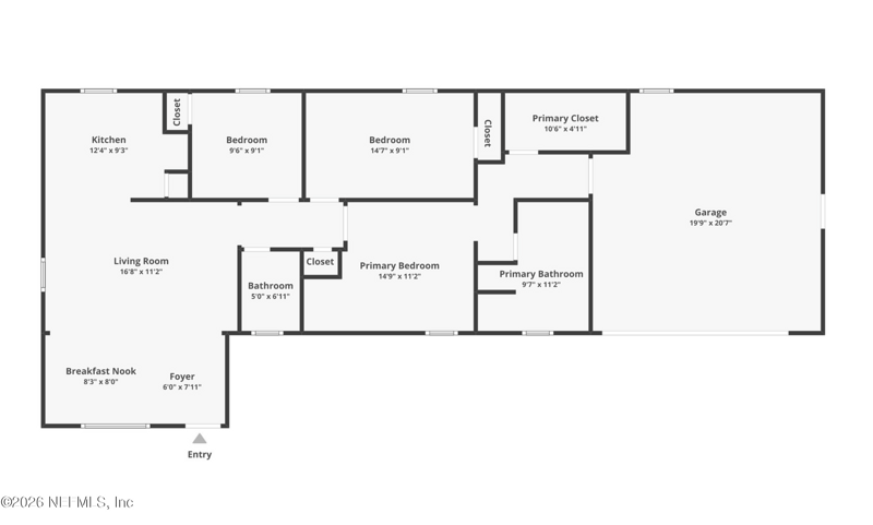 3 bedroom Single Family Residence at 301 6th Street, Pablo Beach South, Jacksonville Beach — photo 2