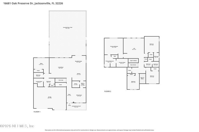5 bedroom Single Family Residence at 16681 Oak Preserve Drive, Herons Walk, Jacksonville — photo 2