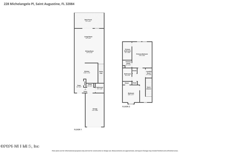 2 bedroom Townhouse at 228 Michelangelo Place, North Tuscany Village, St. Augustine — photo 2