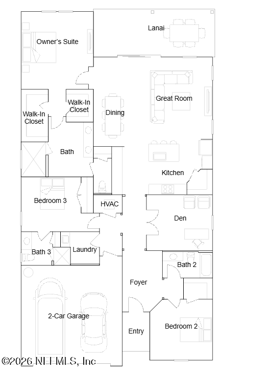 3 bedroom Single Family Residence at 2893 Granary Park Avenue, Granary Park Phase 1, Green Cove Springs — photo 2