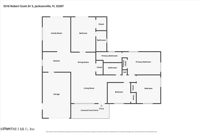 4 bedroom Single Family Residence at 5316 Robert Scott Dr S Drive, Santa Monica, Jacksonville — photo 2