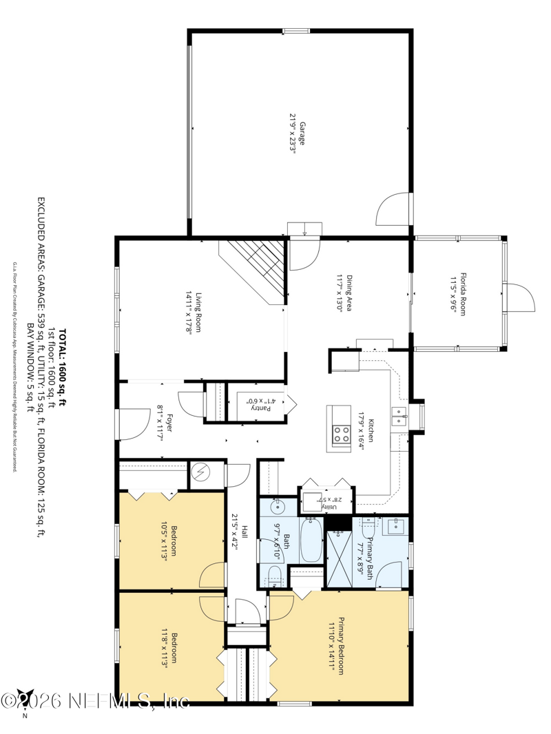 3 bedroom Single Family Residence at 2021 Deerwood Acres Drive, Deerwood Acres, St. Augustine — photo 2