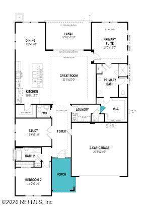 2 bedroom Single Family Residence at 462 Merchant Avenue, Watersong At Rivertown, St. Johns — photo 2