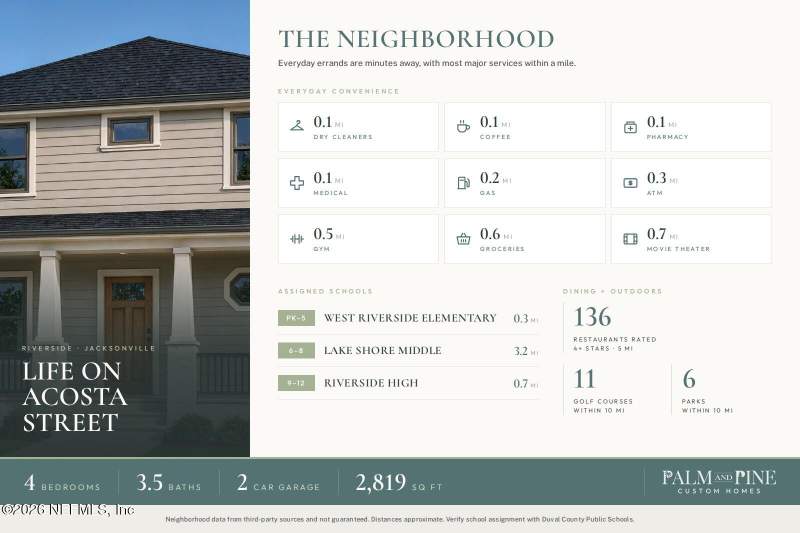 4 bedroom Single Family Residence at 1140 Acosta, New Riverside, Jacksonville — photo 5