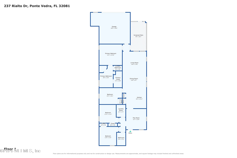 4 bedroom Single Family Residence at 237 Rialto Drive, Siena At Town Center, Ponte Vedra — photo 3