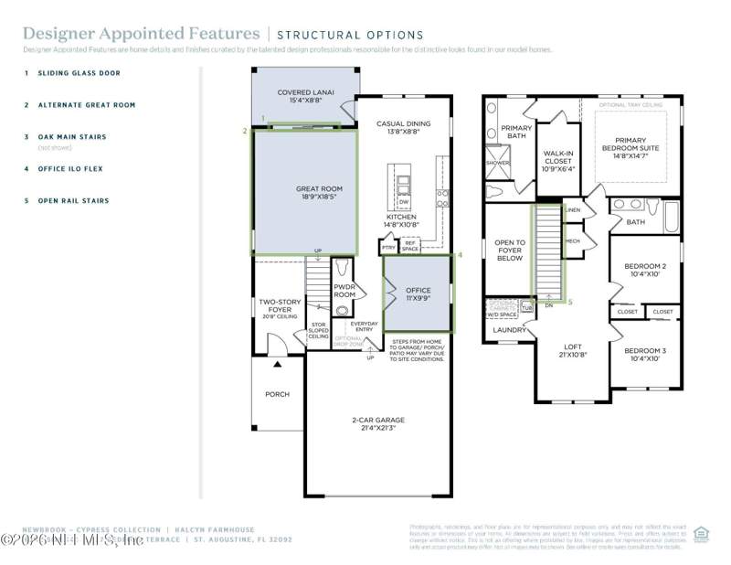 3 bedroom Single Family Residence at 137 Bedford Terrace, Silverleaf, St. Augustine — photo 3