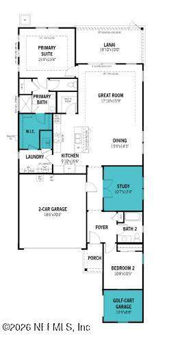 2 bedroom Single Family Residence at 90 Merchant Avenue, Watersong At Rivertown, St. Johns — photo 2