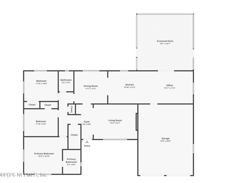 3 bedroom Single Family Residence at 1114 Grove Park Drive, Grove Park, Orange Park — photo 2
