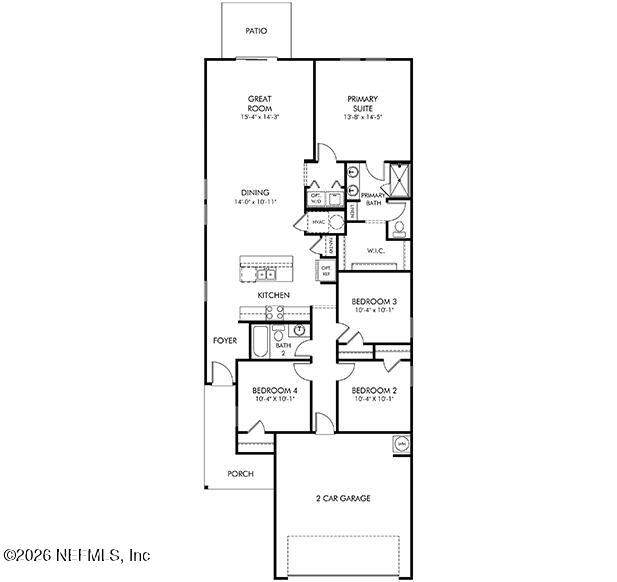 4 bedroom Single Family Residence at 10676 Lishwood Way, Kings Preserve, Jacksonville — photo 3