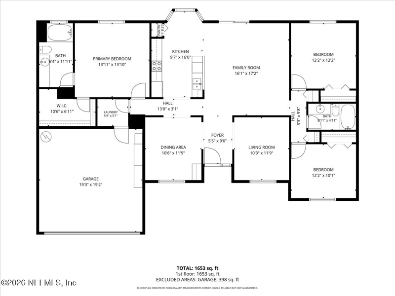 3 bedroom Single Family Residence at 1019 Whirlaway Circle, Saddlewood, Jacksonville — photo 2