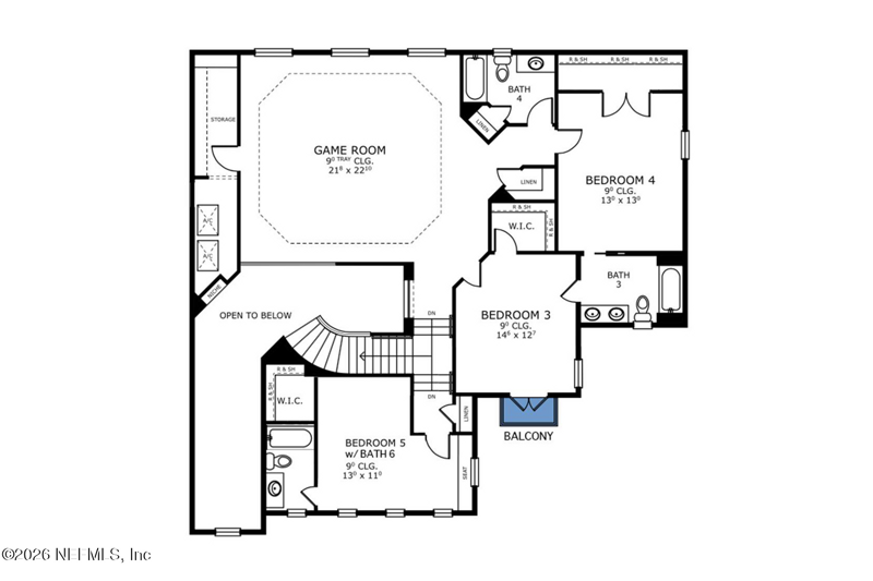 5 bedroom Single Family Residence at 308 S Danbury Road, Magnolia Preserve, St. Johns — photo 4