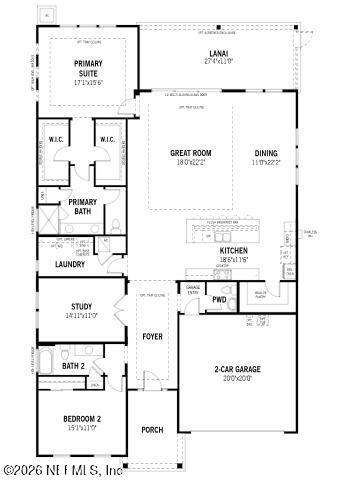 2 bedroom Single Family Residence at 60 Mission Drive, Watersong At Rivertown, St. Johns — photo 2