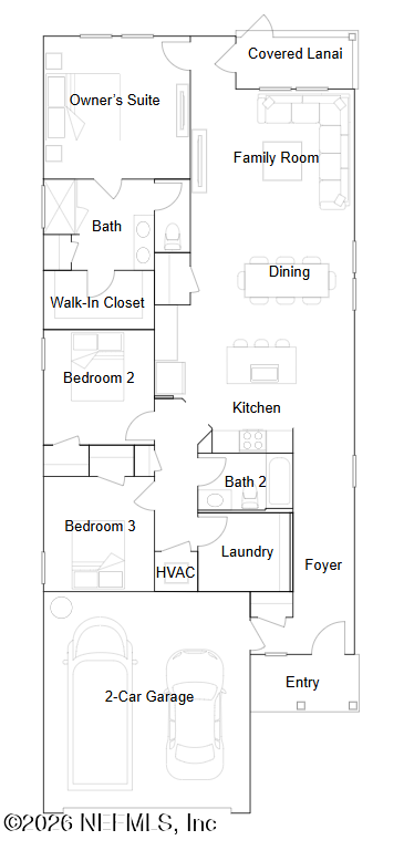 3 bedroom Single Family Residence at 6372 Firebush Road, Villages Of Westport, Jacksonville — photo 2